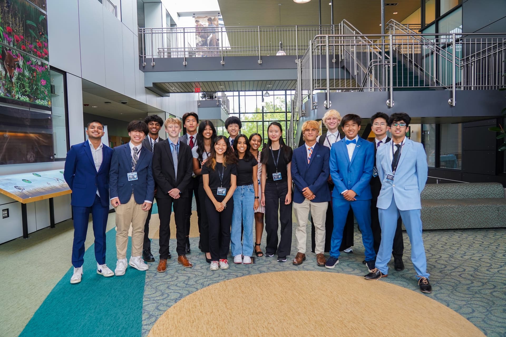 The BizBuzz student team dressed up for an event