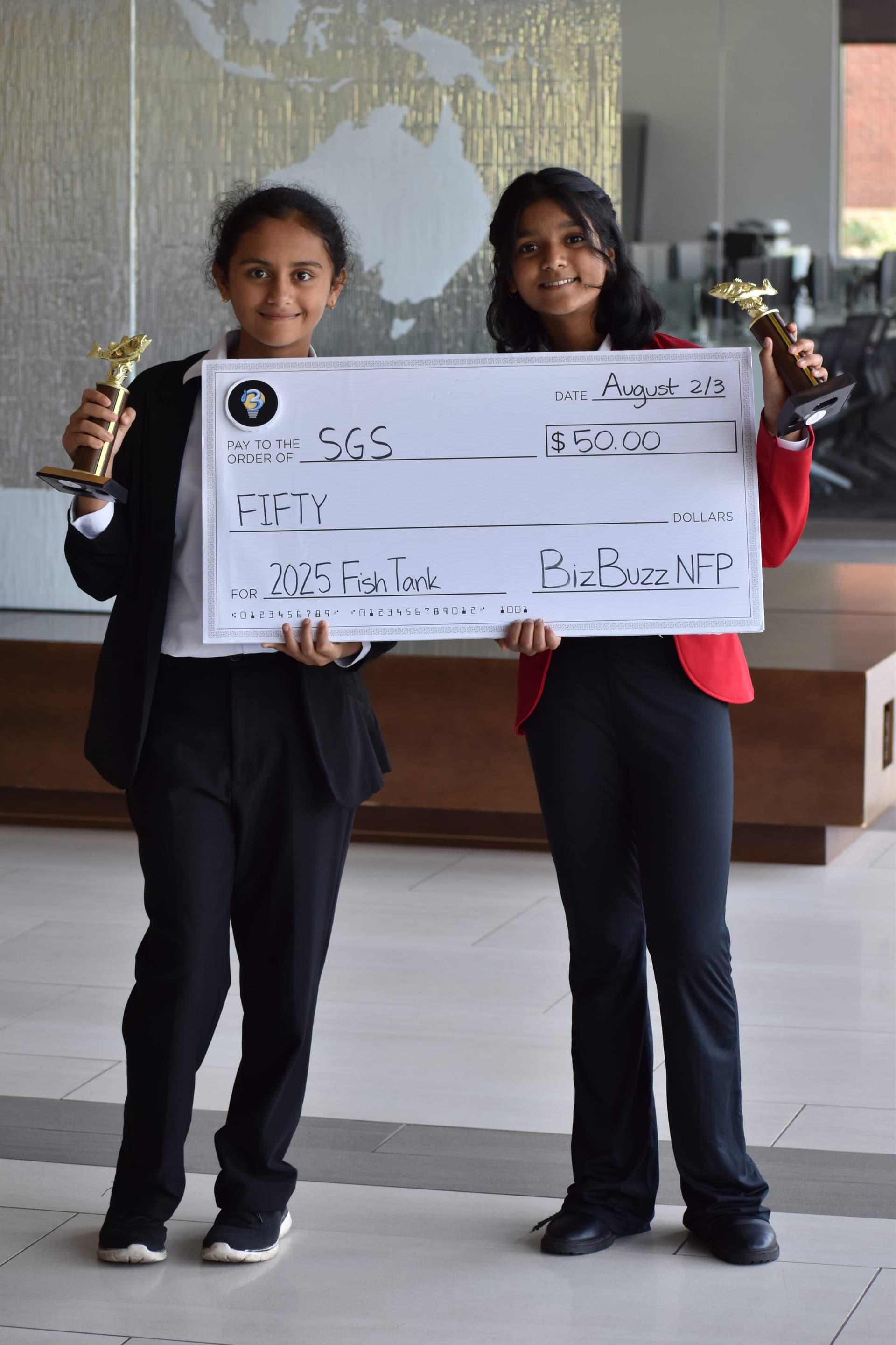 Sanvi Das & Ovee Yande, SGS