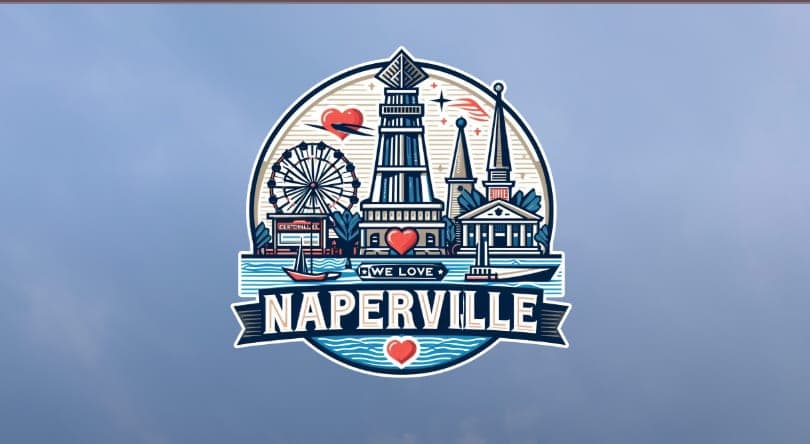 We Love Naperville logo